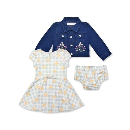 

Young Hearts Toddler Girl Dress And Jacket Set Sizes 2T-4T