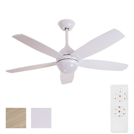 Sales Promotion! 52 Inch White Ceiling Fans with Noiseless DC Motor and LED Lights Remote Control Modern Ceiling Fan Bedroom Ceiling Fan with 3 LED Light Colors 6 Wind Speed Reversible Blades
Sales Promotion! 52 Inch White Ceiling Fans with Noiseless DC Motor and LED Lights Remote Control Modern Ceiling Fan Bedroom Ceiling Fan with 3 LED Light Colors 6 Wind Speed Reversible Blades