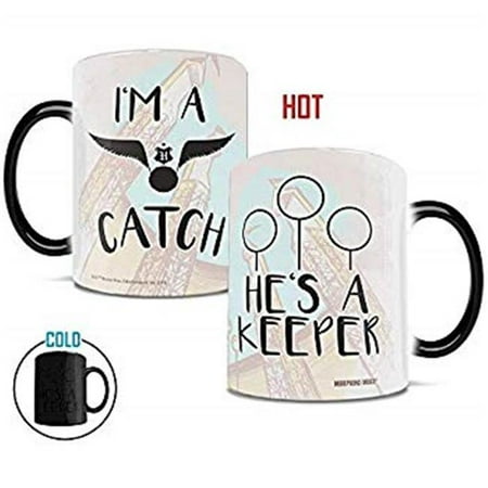 Trend Setters MMUG1059 Harry Potter I Am a Catch Hes a Keeper Morphing Mug