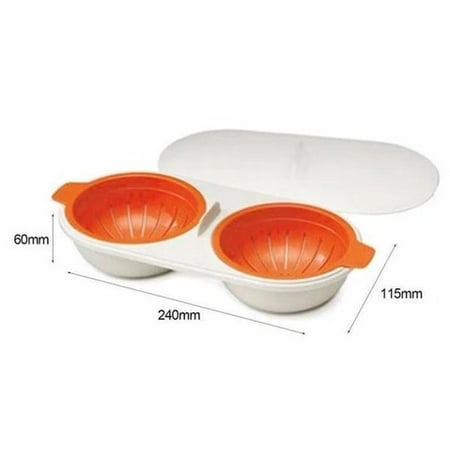 Homeex Microwave oven egg cup food grade steamed egg Oranget
Homeex Microwave oven egg cup food grade steamed egg Oranget