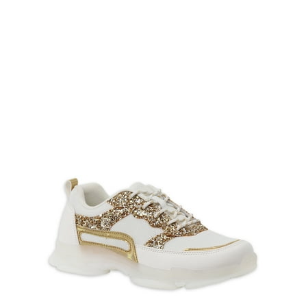 Mudd PepeLittle & Big Girl Knit Lace-up Sneaker Sizes 10-4