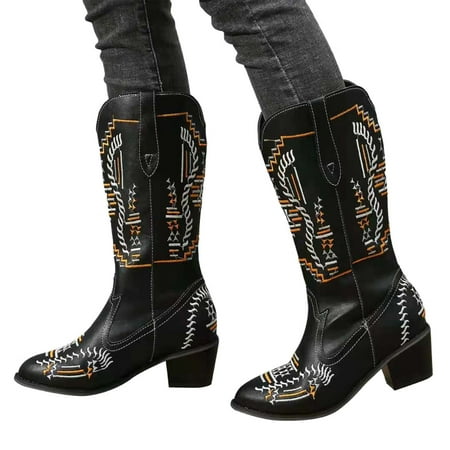 Fashion Autumn And Winter Women s Mid Boots Chunky Heel Low Heel Pointed Toe Embroidered Casual Style
Fashion Autumn And Winter Women s Mid Boots Chunky Heel Low Heel Pointed Toe Embroidered Casual Style