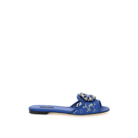 Dolce & Gabbana Taormina Lace Slides Women