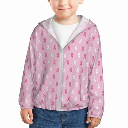 Rash Guard for Boys Girls - Breast Cancer Awareness5 Lightweight Long Sleeve Sun Protection Jacket Hooded Cooling Swim Shirt with Zipper for Toddler Kids Children
Rash Guard for Boys Girls - Breast Cancer Awareness5 Lightweight Long Sleeve Sun Protection Jacket Hooded Cooling Swim Shirt with Zipper for Toddler Kids Children