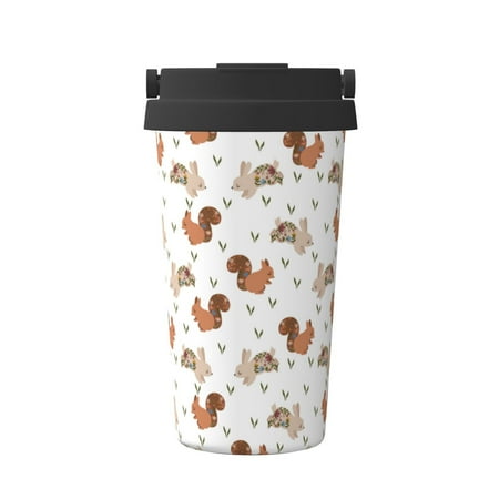 Salouo Rabbit And Squirrel Print Coffee Travel Mug Spill Proof with Lid-Stainless Steel Vacuum Insulated Tumbler - Thermos Cup for Keep Hot/Ice Coffee Tea and Beer
Salouo Rabbit And Squirrel Print Coffee Travel Mug Spill Proof with Lid-Stainless Steel Vacuum Insulated Tumbler - Thermos Cup for Keep Hot/Ice Coffee Tea and Beer