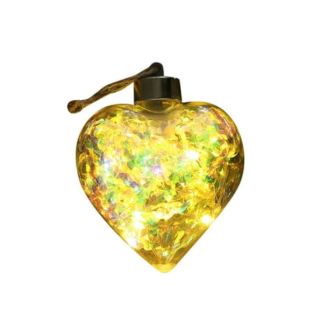 Heiheiup Christmas Creative New LED Transparent Christmas Ball Christmas Tree Pendant Luminous Heart Shaped Ball Craft Chains for Hanging
Heiheiup Christmas Creative New LED Transparent Christmas Ball Christmas Tree Pendant Luminous Heart Shaped Ball Craft Chains for Hanging