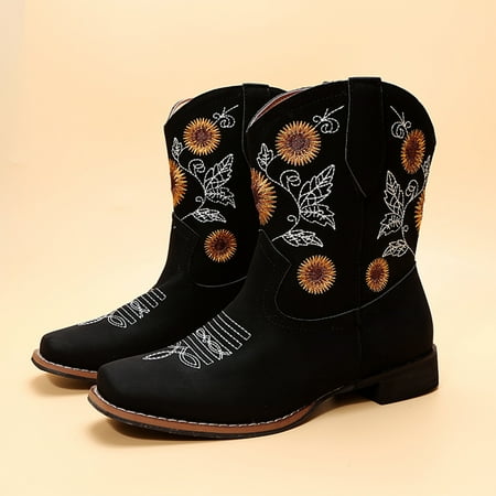 Aayomet Boots For Women,Brown Boots For Women Style Boots Ankle Ethnic Embroidered Toe Fashion Heel Large Size Knee High Boots Women
Aayomet Boots For Women,Brown Boots For Women Style Boots Ankle Ethnic Embroidered Toe Fashion Heel Large Size Knee High Boots Women