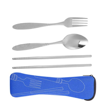LYUMO Portable Stainless Steel Spoon Fork Chopsticks with Storage Bag Camping Cutlery Tableware Set Portable Camping Cutlery Portable Spoon Fork Chopsticks Set
LYUMO Portable Stainless Steel Spoon Fork Chopsticks with Storage Bag Camping Cutlery Tableware Set Portable Camping Cutlery Portable Spoon Fork Chopsticks Set