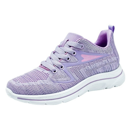 Sneakers for Women Fashion Summer And Autumn Women Flat Lightweight Mesh Breathable Solid Color Casual Womens Sneakers Mesh Purple 37
Sneakers for Women Fashion Summer And Autumn Women Flat Lightweight Mesh Breathable Solid Color Casual Womens Sneakers Mesh Purple 37