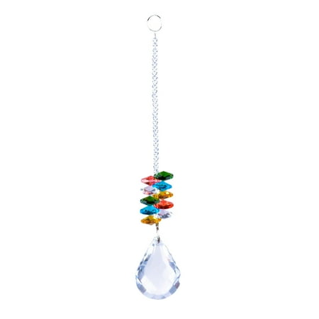 Crystal Pendant for Home Garden Hanging Chakra Rainbow Office Glass Home Decor