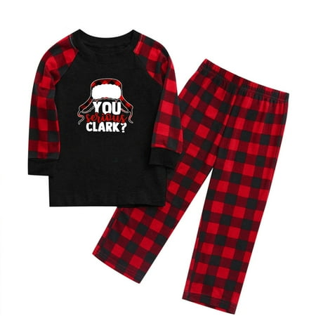Christmas Pajamas for Family Family Pjs Matching Sets Sleepwear Cute Big Headed Print Plaid Long Sleeve Tops And Pants Soft Casusal Holiday Top T Shirt Trousers (Kid)
Christmas Pajamas for Family Family Pjs Matching Sets Sleepwear Cute Big Headed Print Plaid Long Sleeve Tops And Pants Soft Casusal Holiday Top T Shirt Trousers (Kid)
