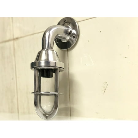 Nautical Vintage Marine Solid Aluminum polished Small Swan Neck Alleyway Sconce Wall Light
Nautical Vintage Marine Solid Aluminum polished Small Swan Neck Alleyway Sconce Wall Light