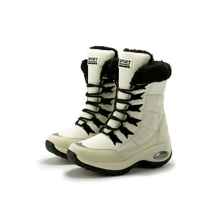 Lacyhop Womens Work Comfort Snow Boots Casual Plush Lined Non Slip Cushioned Winter Warm Shoes Beige 5.5
Lacyhop Womens Work Comfort Snow Boots Casual Plush Lined Non Slip Cushioned Winter Warm Shoes Beige 5.5