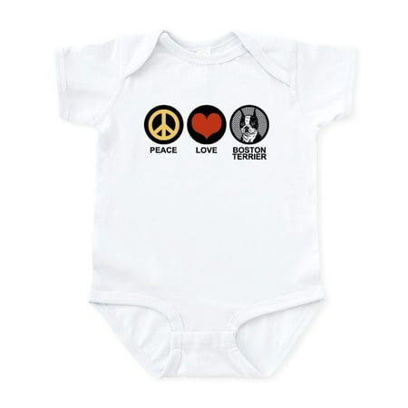 CafePress - Peace Love Boston Terrier Infant Bodysuit - Baby Light Bodysuit Size Newborn - 24 Months
CafePress - Peace Love Boston Terrier Infant Bodysuit - Baby Light Bodysuit Size Newborn - 24 Months