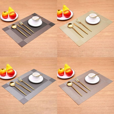 GXSR Rectangle Heat Insulation Stain Resistant Placemat for Dining Table Durable Kitchen Table Mats Placemat
GXSR Rectangle Heat Insulation Stain Resistant Placemat for Dining Table Durable Kitchen Table Mats Placemat