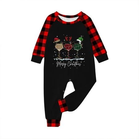 Christmas Pjs for Family Christmas Deer Plaid Print Long Sleeve T Shirt Pants Match Pajamas Family Matching Outfits Black 3-6 Months
Christmas Pjs for Family Christmas Deer Plaid Print Long Sleeve T Shirt Pants Match Pajamas Family Matching Outfits Black 3-6 Months