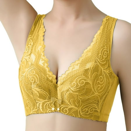 Sngxgn Bras Nursing Bra Deep V Neck Nursing Bra Bralette Sleeping Breastfeeding with Extra Extenders Yellow XL
Sngxgn Bras Nursing Bra Deep V Neck Nursing Bra Bralette Sleeping Breastfeeding with Extra Extenders Yellow XL