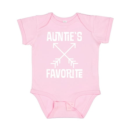 Inktastic Auntie Favorite Niece Nephew Gift Baby Boy or Baby Girl Bodysuit