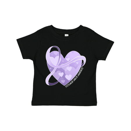 Inktastic Testicular Cancer Awareness Orchid Ribbon Around Heart Gift Toddler Boy or Toddler Girl T-Shirt
Inktastic Testicular Cancer Awareness Orchid Ribbon Around Heart Gift Toddler Boy or Toddler Girl T-Shirt