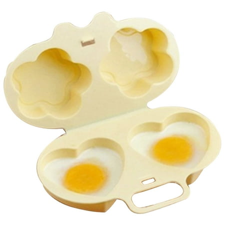 Microwave Egg Boiler Egg Poacher 2 Cavity for Home Office