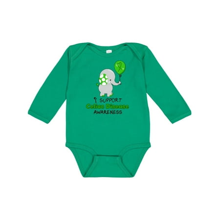 Inktastic Celiac Disease Awareness elephant with balloon Gift Baby Boy or Baby Girl Long Sleeve Bodysuit
Inktastic Celiac Disease Awareness elephant with balloon Gift Baby Boy or Baby Girl Long Sleeve Bodysuit
