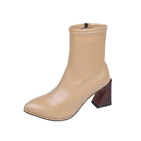 Ritualay Ladies Breathable Dress Booties Fashion Chunky Heeled Driving Office Pointed Toe Block Heels Bootie Beige 10
Ritualay Ladies Breathable Dress Booties Fashion Chunky Heeled Driving Office Pointed Toe Block Heels Bootie Beige 10