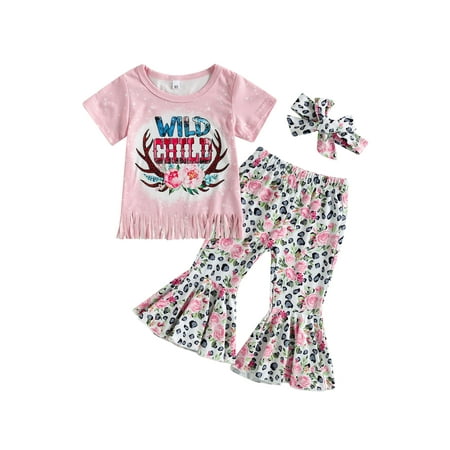 Bagilaanoe 2pcs Toddler Baby Girl Long Pants Set Short Sleeve Letter Print T-shirt Tops + Flare Trousers + Headband 6M 12M 18M 24M 3T 4T Kids Casual Outfits
Bagilaanoe 2pcs Toddler Baby Girl Long Pants Set Short Sleeve Letter Print T-shirt Tops + Flare Trousers + Headband 6M 12M 18M 24M 3T 4T Kids Casual Outfits