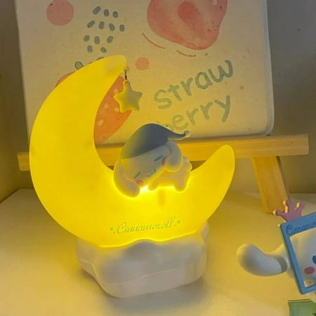 Anime Sanrio Moon Lamp Cinnamoroll Hello Kitty Kuromi Kawaii Cartoon Children‘s Bedroom Sleep Light Room Decoration Girl Gift
Anime Sanrio Moon Lamp Cinnamoroll Hello Kitty Kuromi Kawaii Cartoon Children‘s Bedroom Sleep Light Room Decoration Girl Gift