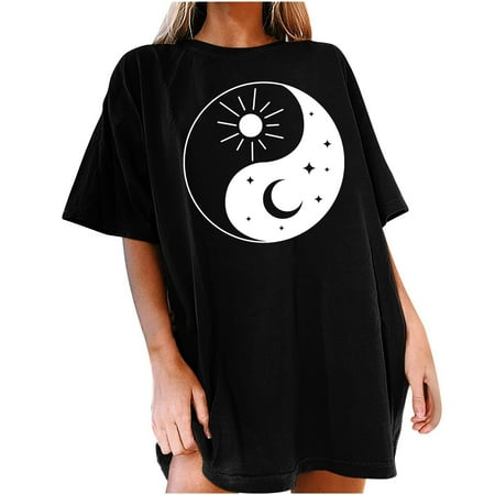 Corset Tops for Women Women s Vintage Round Neck Printed Pattern Casual Short Sleeve Tops Blouse Loose Blouses for Women Dressy Casual Black L
Corset Tops for Women Women s Vintage Round Neck Printed Pattern Casual Short Sleeve Tops Blouse Loose Blouses for Women Dressy Casual Black L