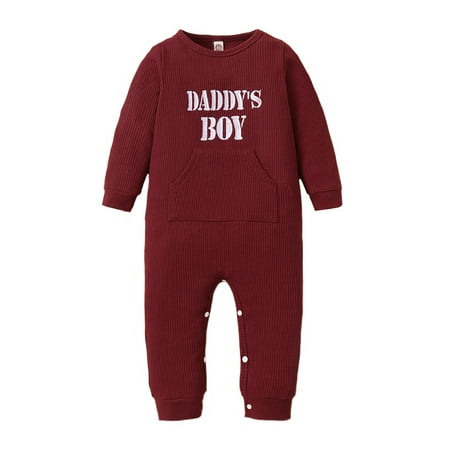 3 Months Baby Boys Clothes 6 Months Boys One Piece Romper Letter Print Infant Boys Long Sleeve Romper Jumpsuit Red
3 Months Baby Boys Clothes 6 Months Boys One Piece Romper Letter Print Infant Boys Long Sleeve Romper Jumpsuit Red