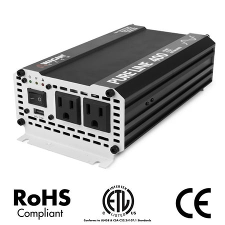 PureLine 400W Power Inverter (ETL)