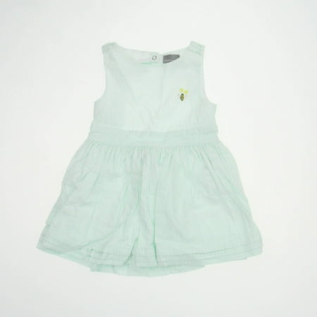 Pre-owned Sergent Major Girls Green | White Dress size: 24 Months