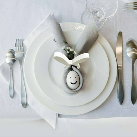 Easter Napkin Rings | Wood Napkin Rings | White Rabbit Ear Napkin Rings Holder Easter Bunny Napkin Rings for Easter Decoration for Kitchen Table Dinner Party
Easter Napkin Rings | Wood Napkin Rings | White Rabbit Ear Napkin Rings Holder Easter Bunny Napkin Rings for Easter Decoration for Kitchen Table Dinner Party