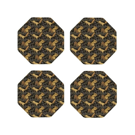 Leather Coasters with Heat-resistant for Drinks Rustic Hand Drawn Cute Squirrel -标题2 Octagon
Leather Coasters with Heat-resistant for Drinks Rustic Hand Drawn Cute Squirrel -标题2 Octagon