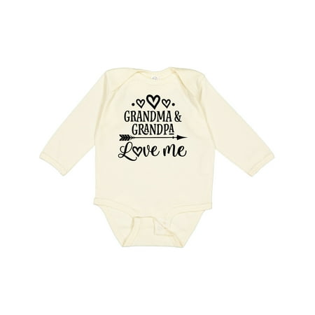 Inktastic Grandma Grandpa Love Me Arrow Gift Baby Boy or Baby Girl Long Sleeve Bodysuit
Inktastic Grandma Grandpa Love Me Arrow Gift Baby Boy or Baby Girl Long Sleeve Bodysuit