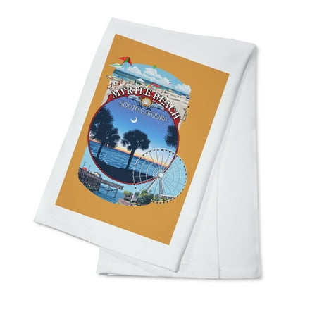 Myrtle Beach South Carolina Montage Contour (100% Cotton Tea Towel Decorative Hand Towel Kitchen and Home)
Myrtle Beach South Carolina Montage Contour (100% Cotton Tea Towel Decorative Hand Towel Kitchen and Home)