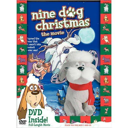 Nine Dog Christmas (With Plush Toy)