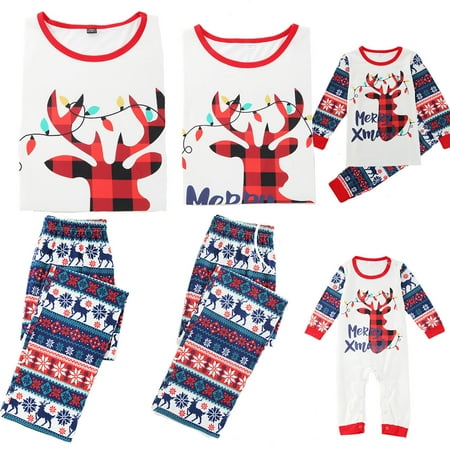 Dadaria Christmas Pajamas for Family Christmas Child Printed Blouse Long Sleeve Tops+Pants Xmas Family Matching Pajamas Set White Kids 3Y
Dadaria Christmas Pajamas for Family Christmas Child Printed Blouse Long Sleeve Tops+Pants Xmas Family Matching Pajamas Set White Kids 3Y