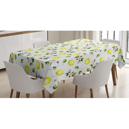Apple Tablecloth Floral Design Aquarelle Paint Style Apple Cherry Flowers Blossom Rectangular Table Cover for Dining Room Kitchen 60 X 90 Inches Yellow Green Fern Green White by Ambesonne
Apple Tablecloth Floral Design Aquarelle Paint Style Apple Cherry Flowers Blossom Rectangular Table Cover for Dining Room Kitchen 60 X 90 Inches Yellow Green Fern Green White by Ambesonne
