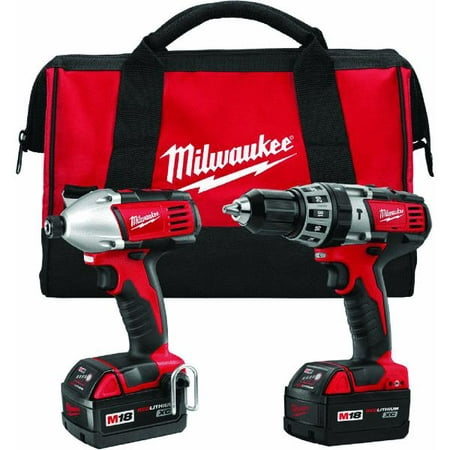 Milwaukee M18 Lithium-Ion Hammer Drill and Impact Cordless Tool Combo Kit