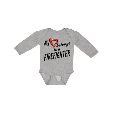 Inktastic My Heart Belongs to a Firefighter with Red Heart Boys or Girls Long Sleeve Baby Bodysuit
Inktastic My Heart Belongs to a Firefighter with Red Heart Boys or Girls Long Sleeve Baby Bodysuit