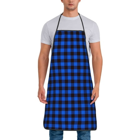 Wukai Buffalo Plaid Blue Black Print Aprons Adjustable Bib Aprons Cooking Kitchen Chef Apron for Women and Men
Wukai Buffalo Plaid Blue Black Print Aprons Adjustable Bib Aprons Cooking Kitchen Chef Apron for Women and Men