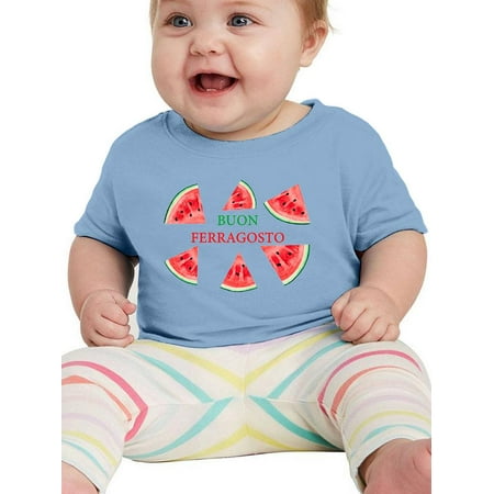 Buon Ferragosto Watercolors T-Shirt Infant -Image by Shutterstock 24 Months
Buon Ferragosto Watercolors T-Shirt Infant -Image by Shutterstock 24 Months