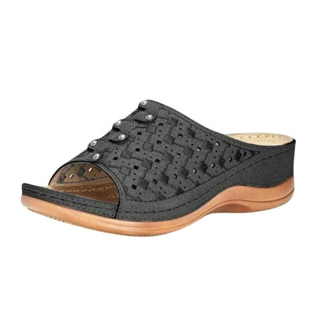 Sentuca Women s Retro Light Breathable Hollow Open Toe Thick Bottom Casual Sandals Slippers
Sentuca Women s Retro Light Breathable Hollow Open Toe Thick Bottom Casual Sandals Slippers