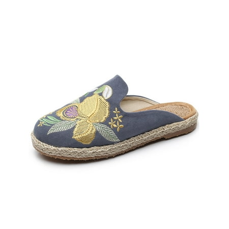 Lacyhop Women s House Lightweight Closed Toed Mules Womens Daily Nonslip Slip On Casual Shoes Comfort Floral Embroider Slippers
Lacyhop Women s House Lightweight Closed Toed Mules Womens Daily Nonslip Slip On Casual Shoes Comfort Floral Embroider Slippers