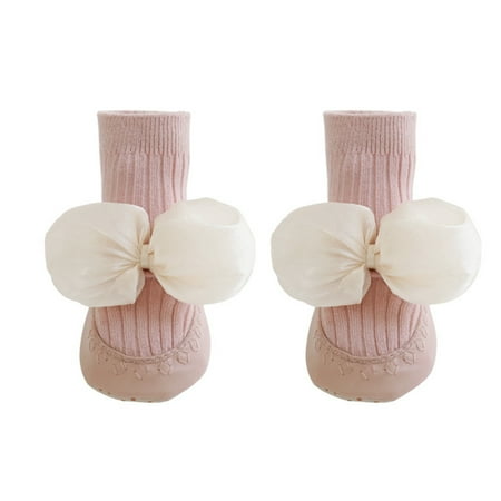Gureui Toddler Baby Non-slip Stockings with Bow Knot Decor Ribbed Floor Socks for Girls Slipper Socks
Gureui Toddler Baby Non-slip Stockings with Bow Knot Decor Ribbed Floor Socks for Girls Slipper Socks