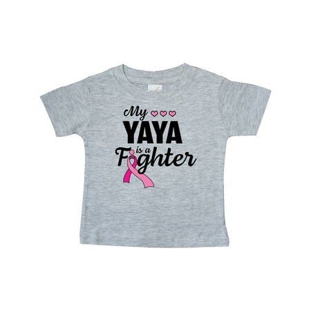 Inktastic Breast Cancer Awareness My Yaya is a Fighter Gift Baby Boy or Baby Girl T-Shirt
Inktastic Breast Cancer Awareness My Yaya is a Fighter Gift Baby Boy or Baby Girl T-Shirt