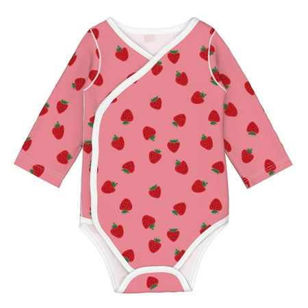 Coaee Strawberries for Soft Cotton Baby Long-Sleeve Bodysuit Girls Boys Bodysuit Romper
Coaee Strawberries for Soft Cotton Baby Long-Sleeve Bodysuit Girls Boys Bodysuit Romper