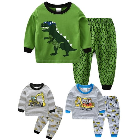GYRATEDREAM 2PCS Toddler Baby Little Boys Pajamas Loungewear Sets Kids Dinosaur Excavator Printing Sleepwear Pants Sets 1-7 Years
GYRATEDREAM 2PCS Toddler Baby Little Boys Pajamas Loungewear Sets Kids Dinosaur Excavator Printing Sleepwear Pants Sets 1-7 Years