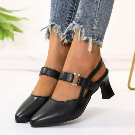 Fashion soft leather sandals women‘s closed toe 2023 new spring and summer mid heel thick heel women‘s shoes pointed toe buckle single-layer shoes for women
Fashion soft leather sandals women‘s closed toe 2023 new spring and summer mid heel thick heel women‘s shoes pointed toe buckle single-layer shoes for women